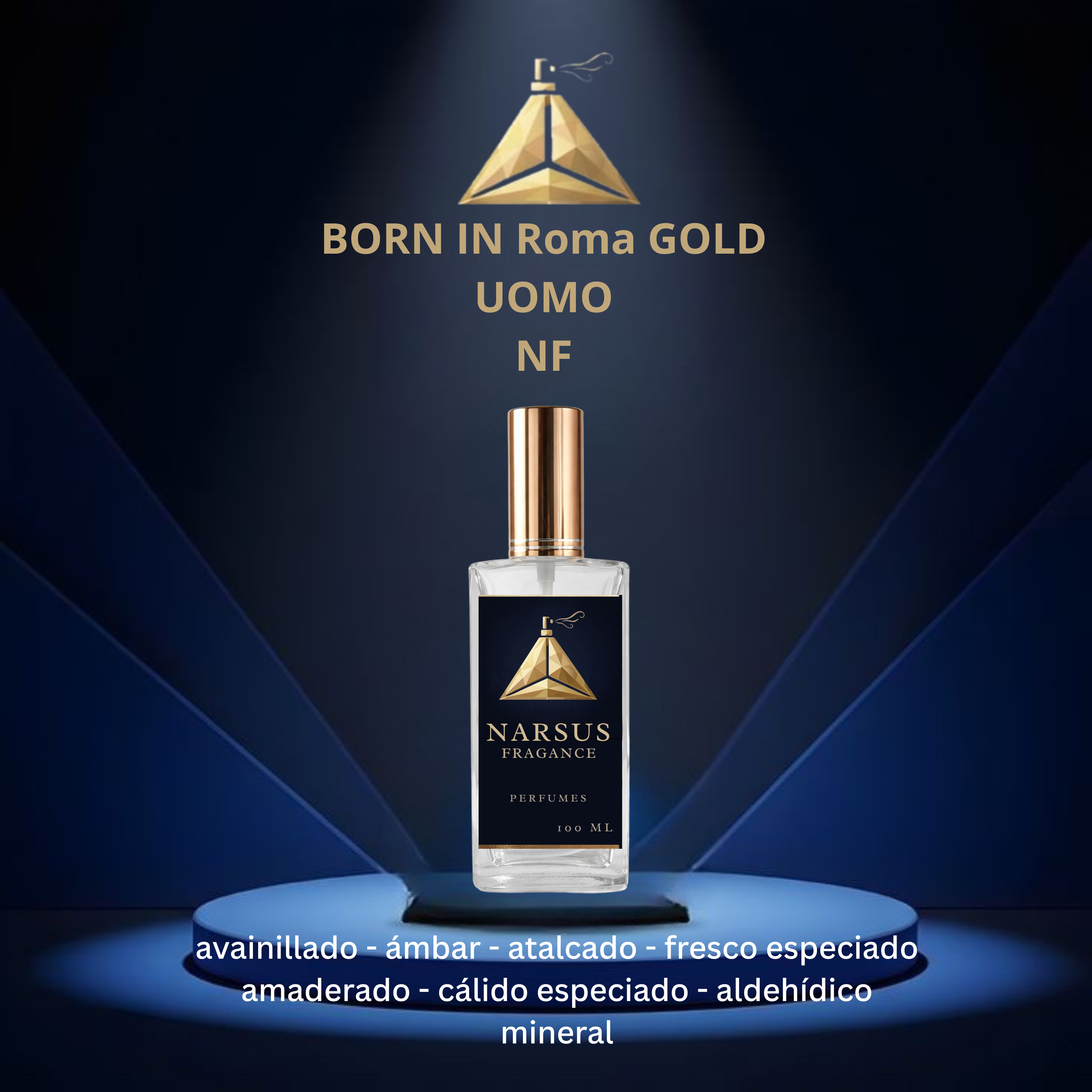 BORN IN ROMA GOLD UOMO NF